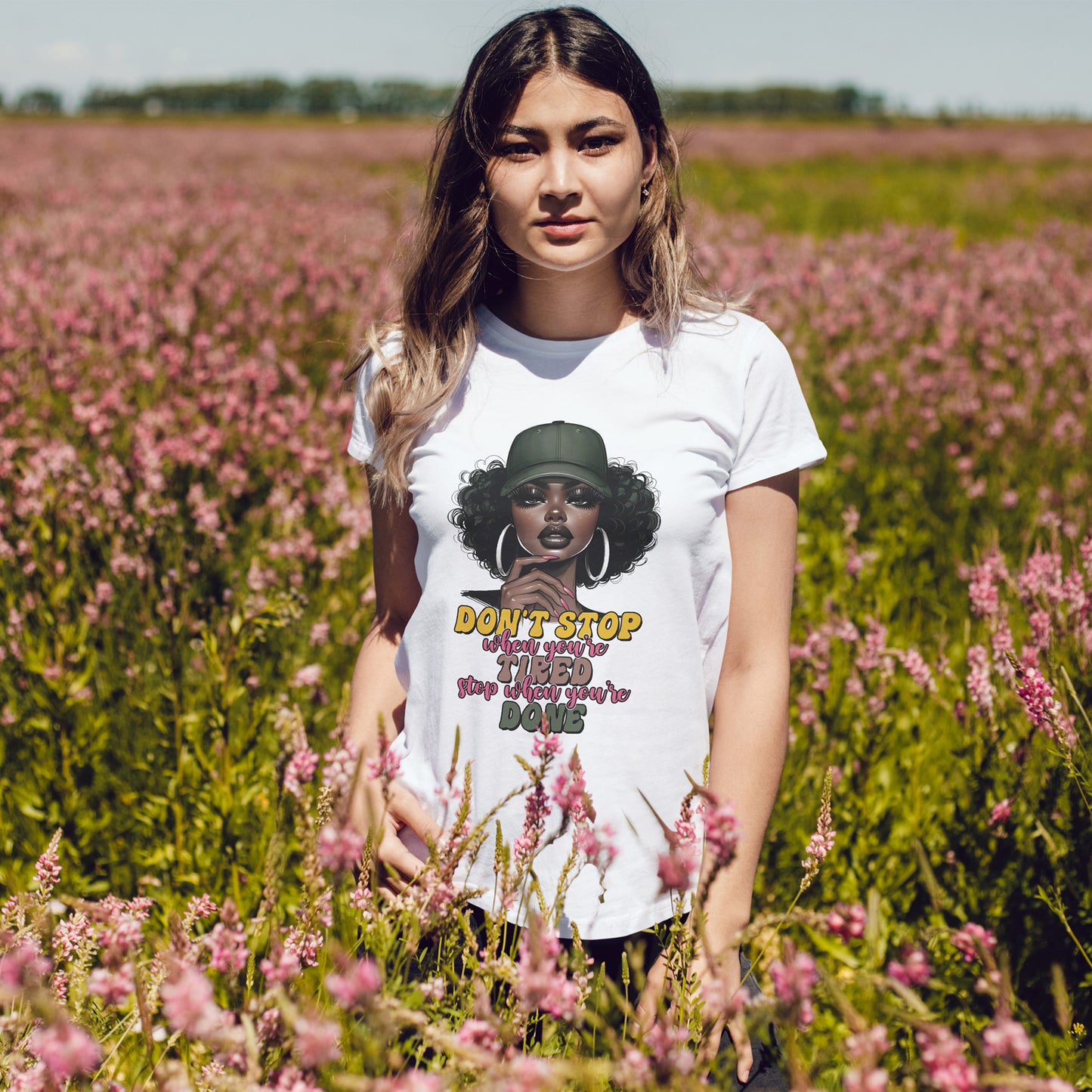 Don't Stop When You're Tired Shirt - Melanin Motivation Tee