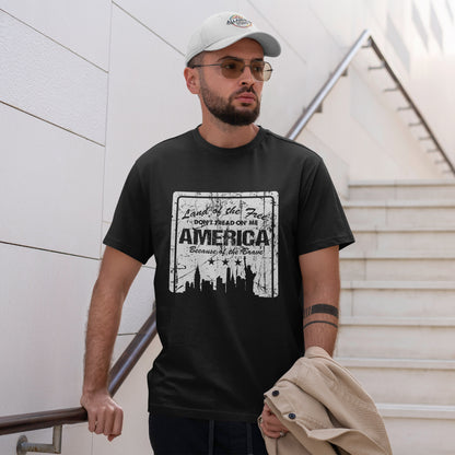 Statue of Liberty Patriotic Shirt - Distressed USA Freedom Tee