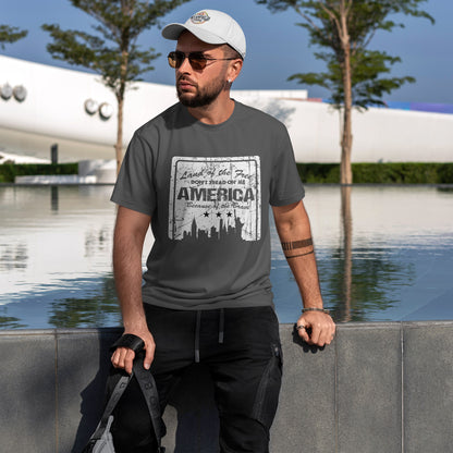 Statue of Liberty Patriotic Shirt - Distressed USA Freedom Tee