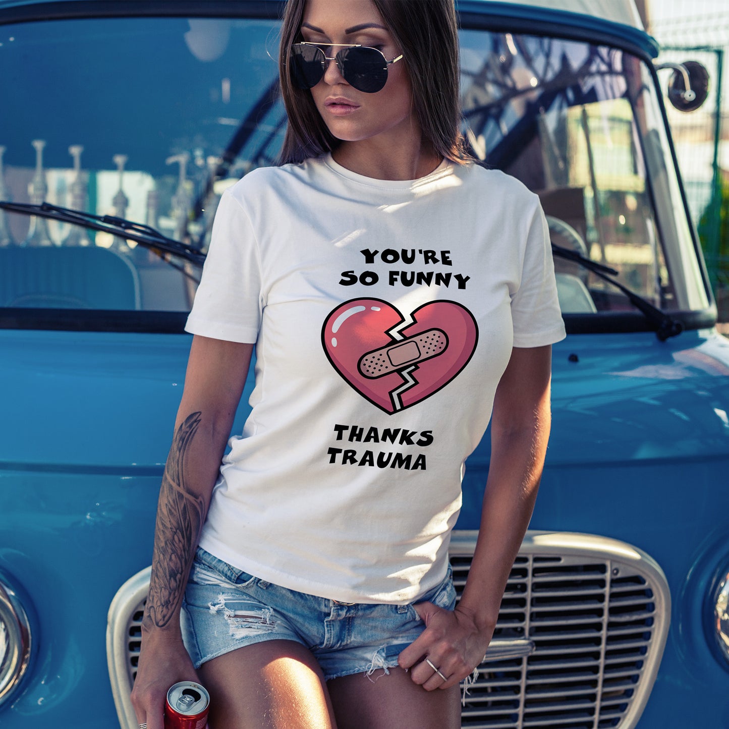 Du bist so lustig, danke Trauma-Shirt – Sarkastisches, heilsames Humor-T-Shirt