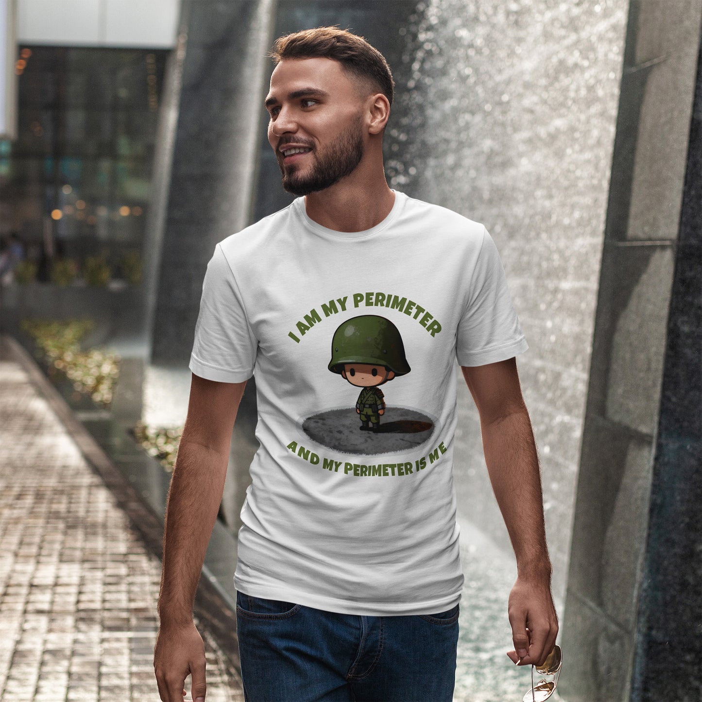 I Am My Perimeter Shirt – Funny Tactical Military Humor Tee