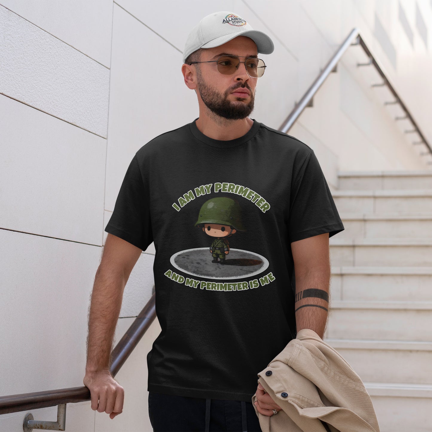 I Am My Perimeter Shirt – Funny Tactical Military Humor Tee