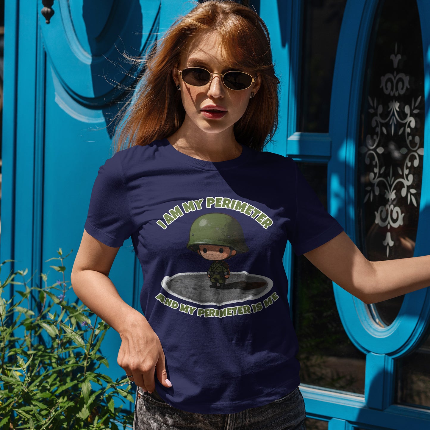 I Am My Perimeter Shirt – Funny Tactical Military Humor Tee