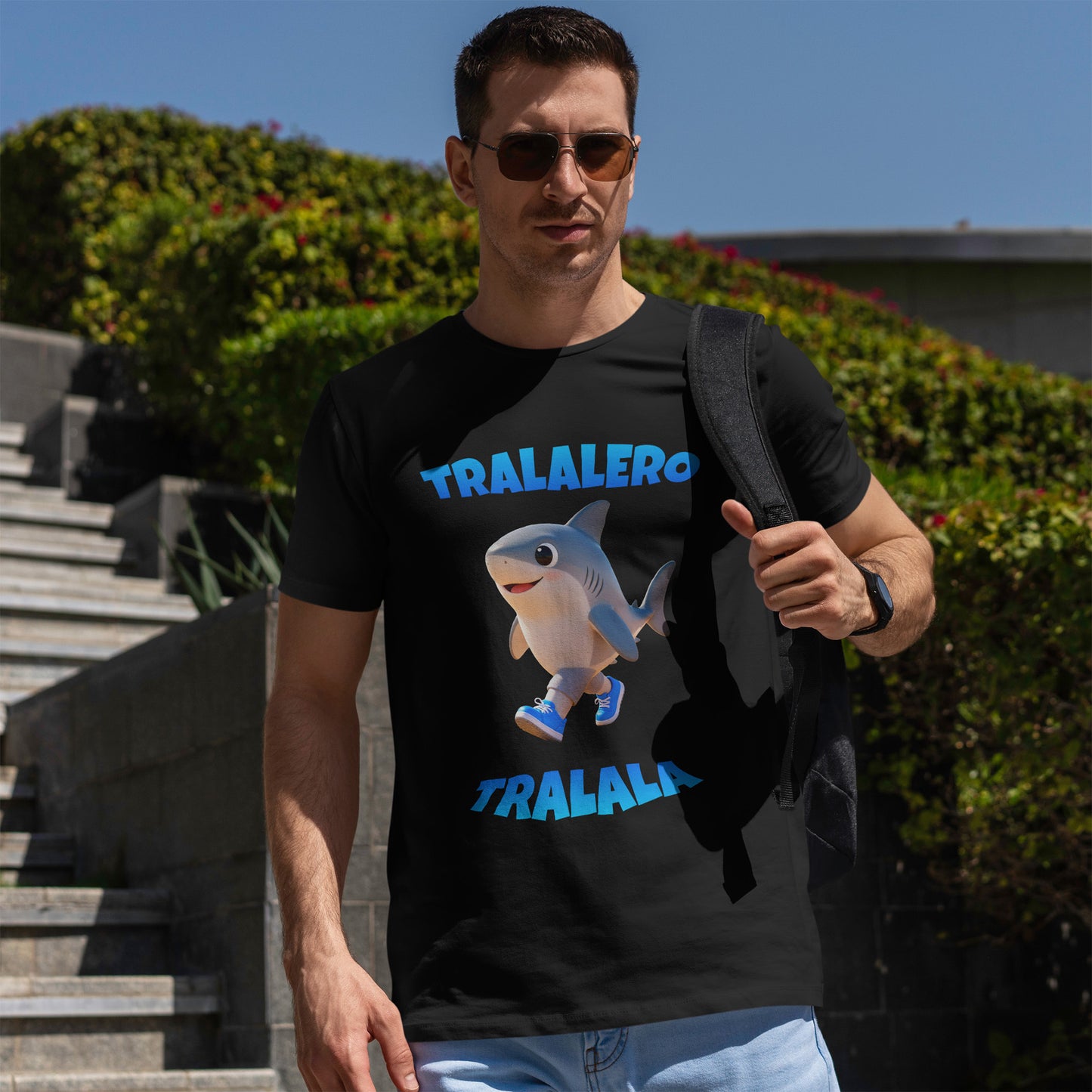 Tralalero Tralala Shark Shirt – Cute Running Shark Cartoon Tee