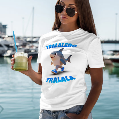 Tralalero Tralala Shark Shirt – Cute Running Shark Cartoon Tee