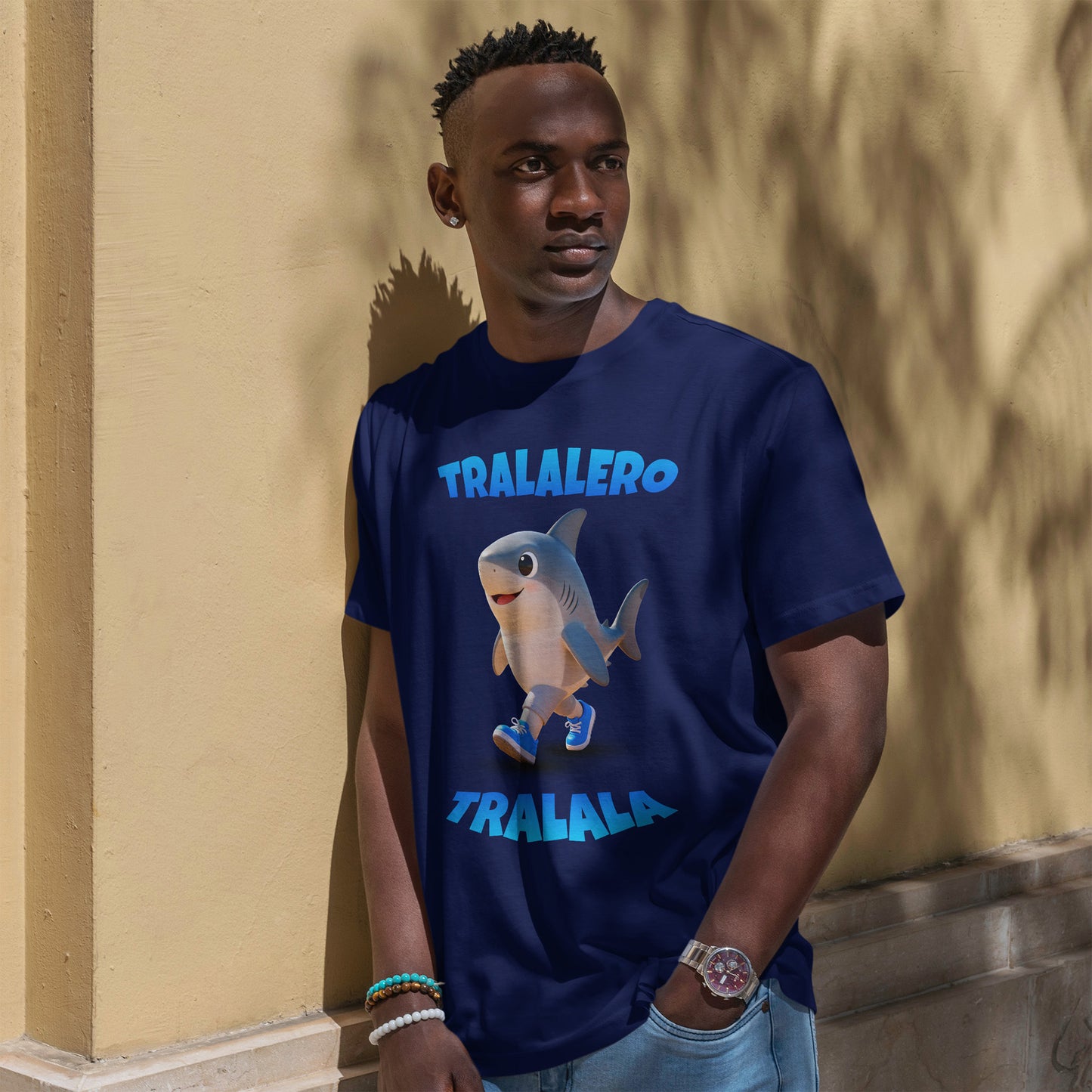 Tralalero Tralala Shark Shirt – Cute Running Shark Cartoon Tee