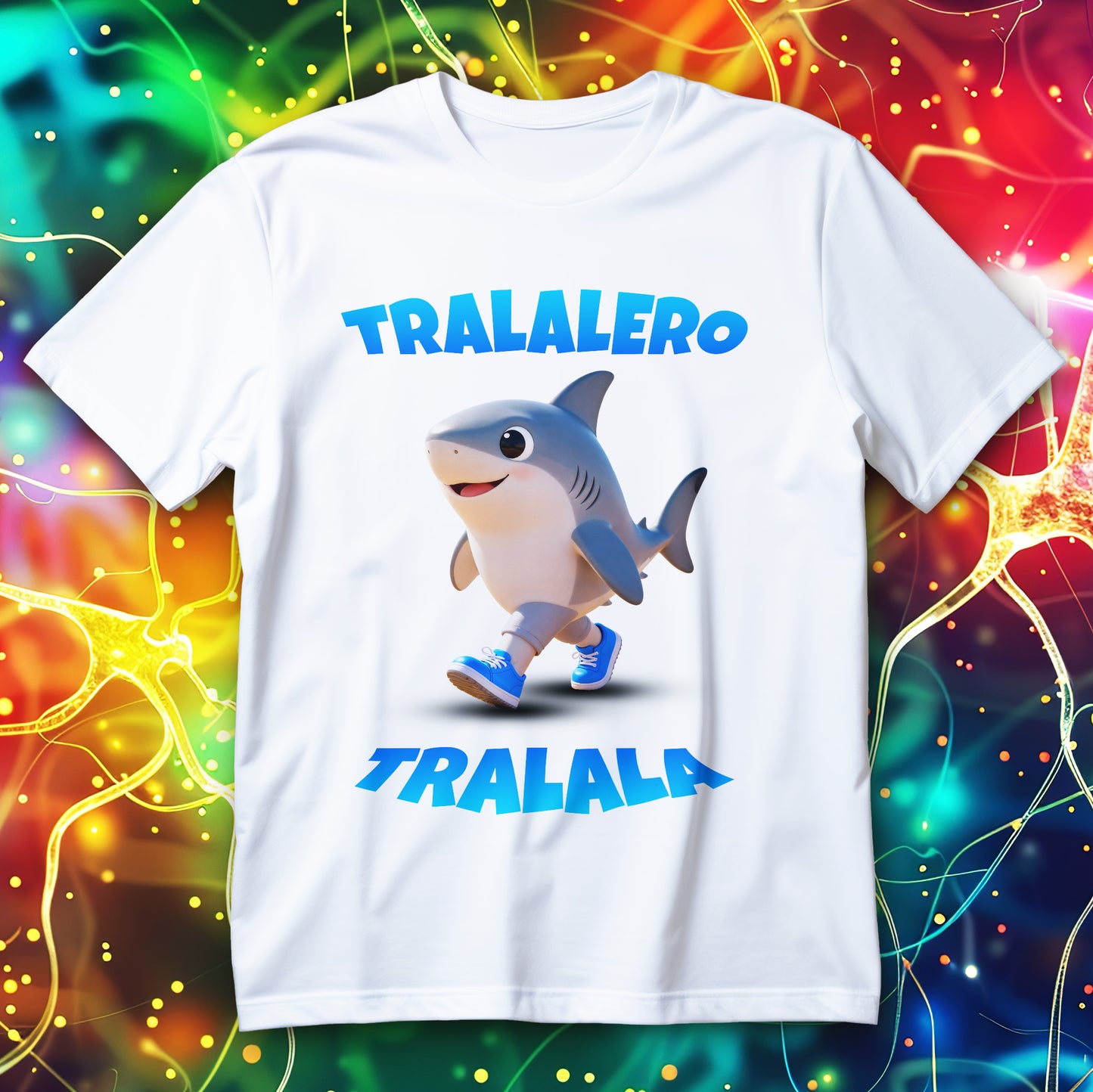 Tralalero Tralala Shark Shirt – Cute Running Shark Cartoon Tee