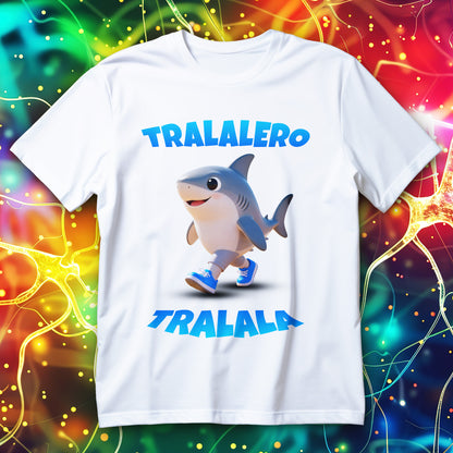 Tralalero Tralala Shark Shirt – Cute Running Shark Cartoon Tee