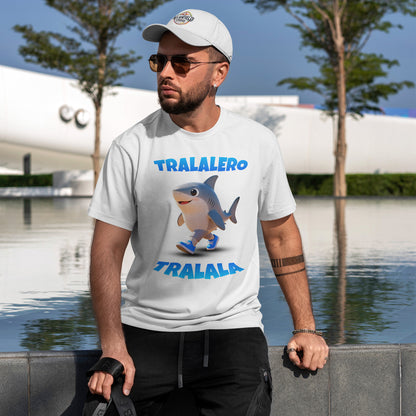 Tralalero Tralala Shark Shirt – Cute Running Shark Cartoon Tee