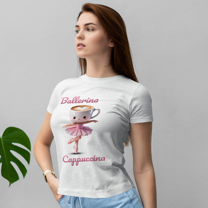 Ballerina Cappuccina Shirt – Cute Coffee Ballet Kawaii Tee