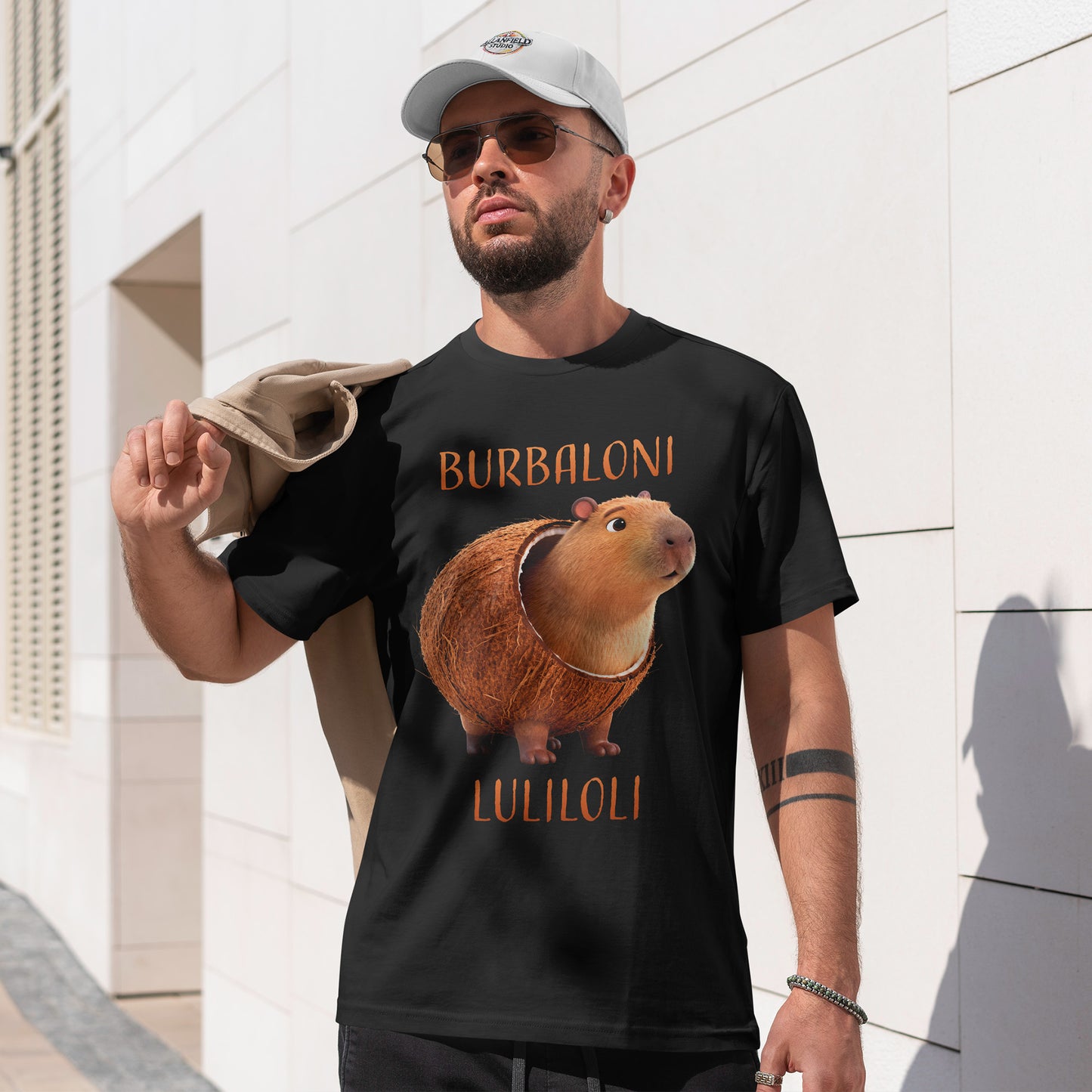 Burbaloni Luliloli Shirt – Cute Capybara in Coconut Funny Animal Tee