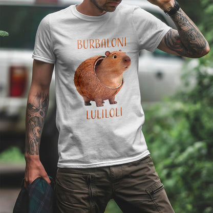 Burbaloni Luliloli Shirt – Cute Capybara in Coconut Funny Animal Tee