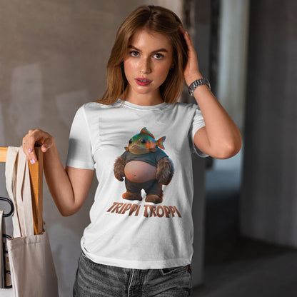 Trippi Troppi Shirt – Absurd Fish Monster Funny Surreal Art Tee