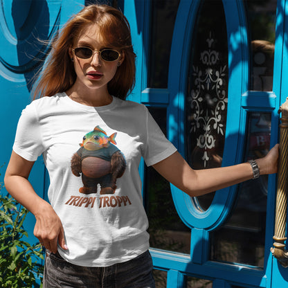Trippi Troppi Shirt – Absurd Fish Monster Funny Surreal Art Tee