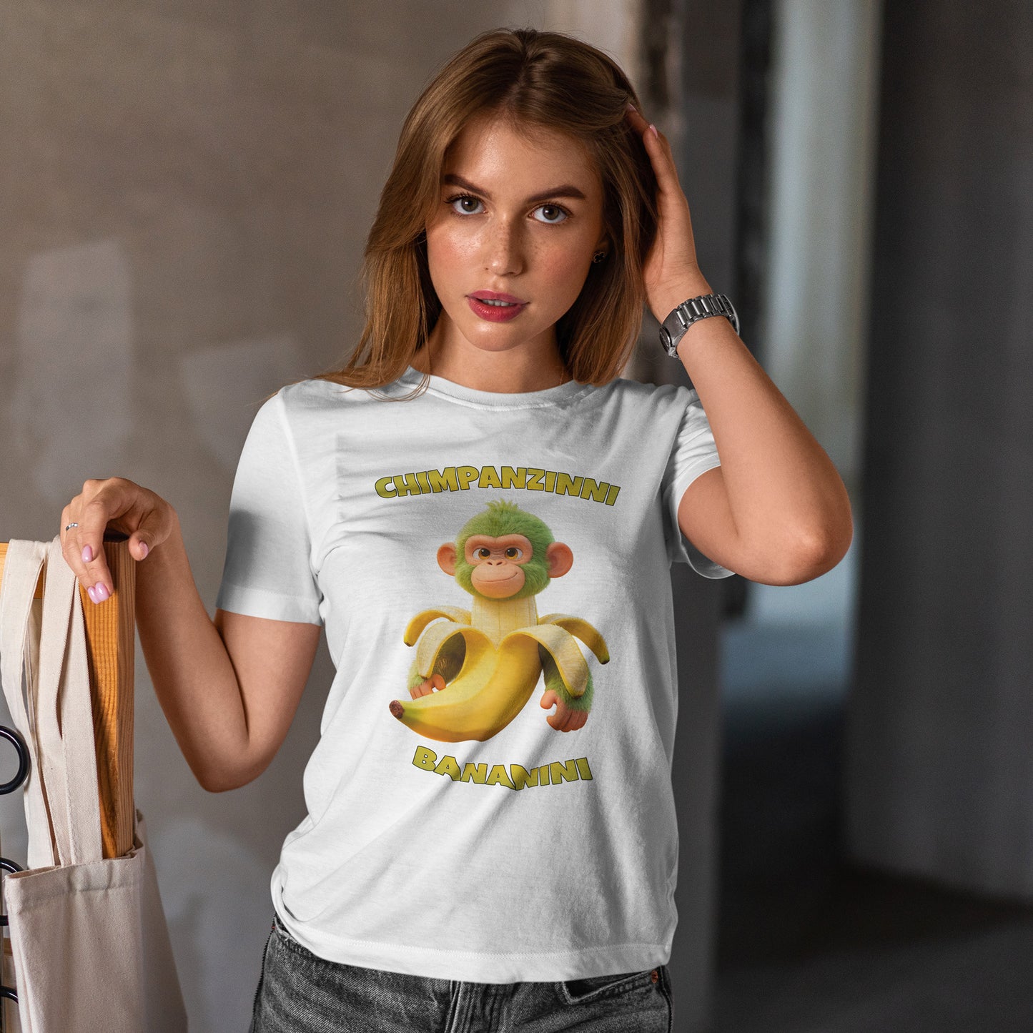 Chimpanzinni Bananini Shirt – Funny Monkey Banana Meme Tee