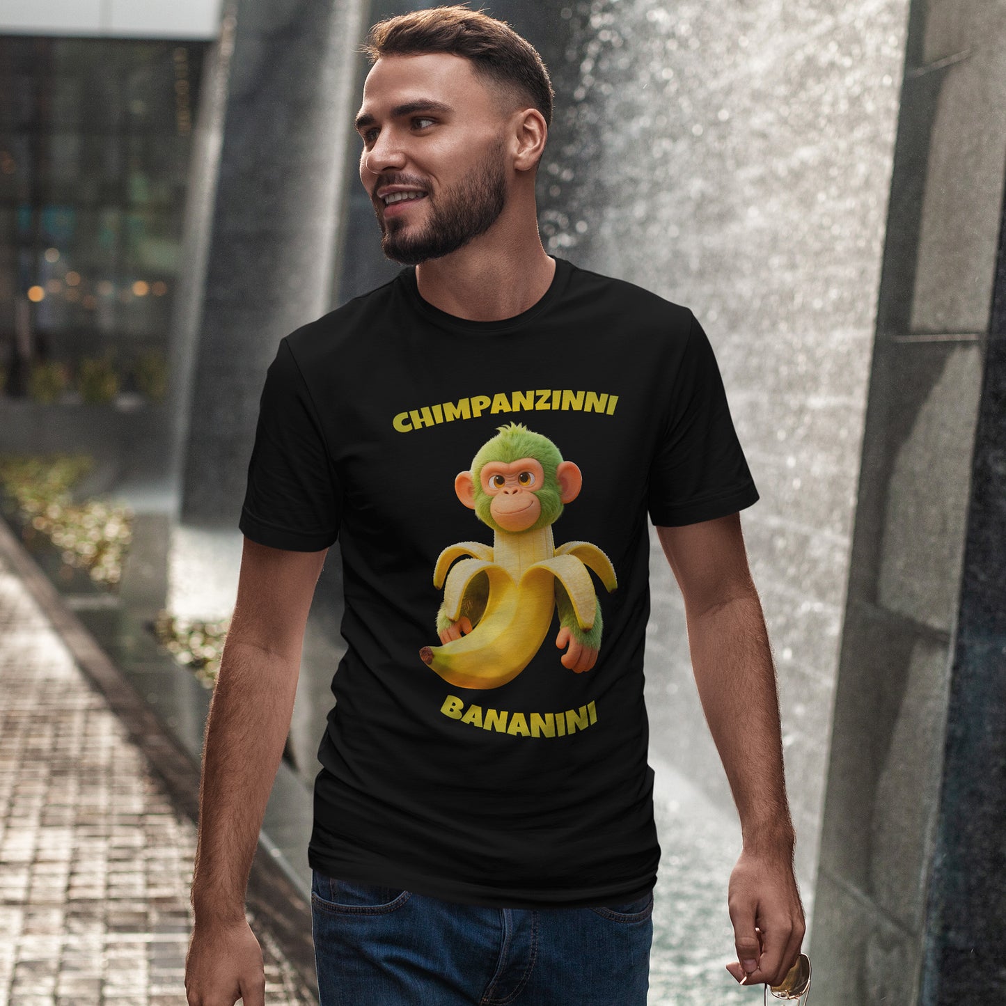Chimpanzinni Bananini Shirt – Funny Monkey Banana Meme Tee