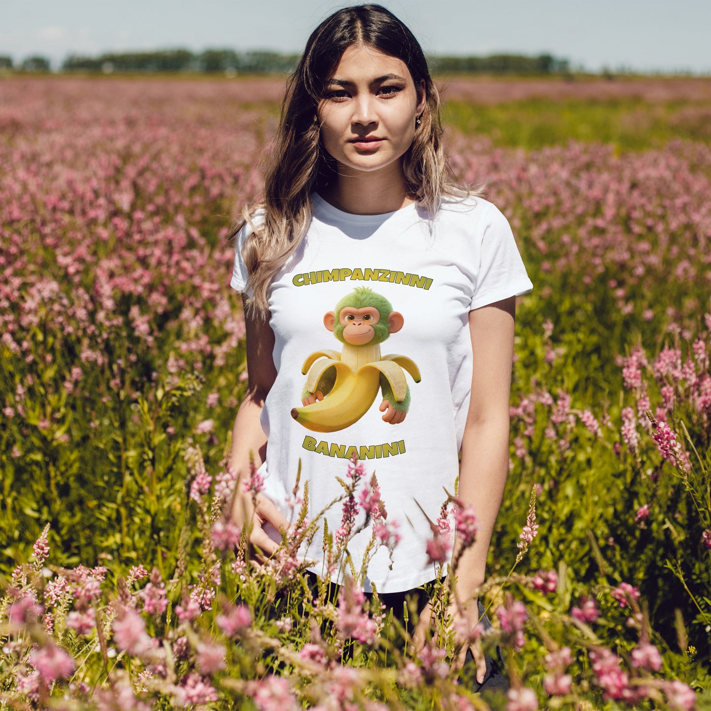 Chimpanzinni Bananini Shirt – Funny Monkey Banana Meme Tee