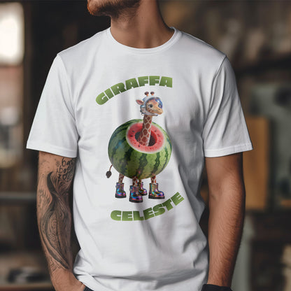 Giraffa Celeste Shirt – Funny Watermelon Space Giraffe Tee