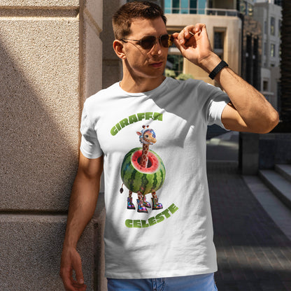 Giraffa Celeste Shirt – Funny Watermelon Space Giraffe Tee