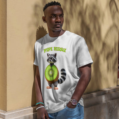 Pipi Kiwi Shirt – Funny Raccoon Fruit Mashup Tee