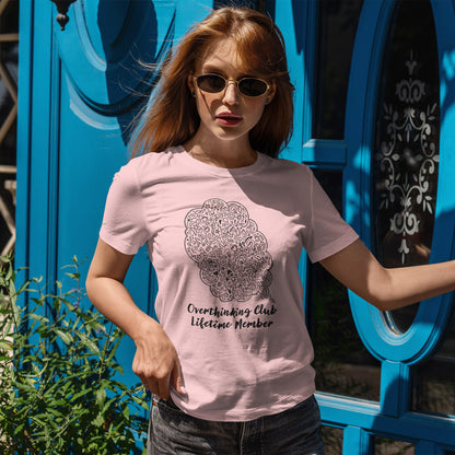 Overthinking Club Shirt – Lifetime Member Funny Mental Health Tee