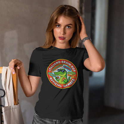 Italiano Brain Rot Shirt – Bombardino Crocodile Meme Tee, Absurd Humour T-Shirt