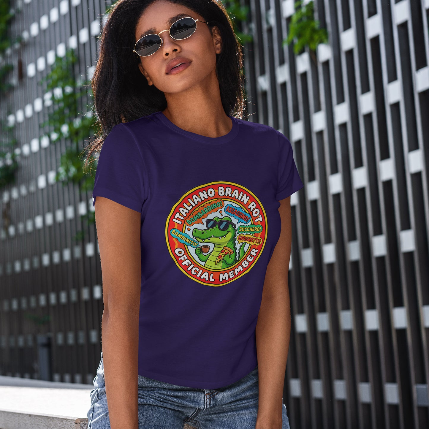 Italiano Brain Rot Shirt – Bombardino Crocodile Meme Tee, Absurd Humour T-Shirt