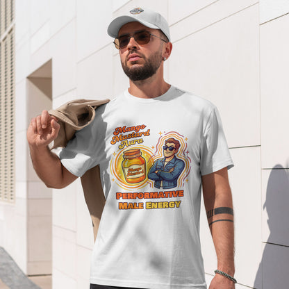 Mango Mustard Aura Shirt – Performative Male Energy Meme Tee