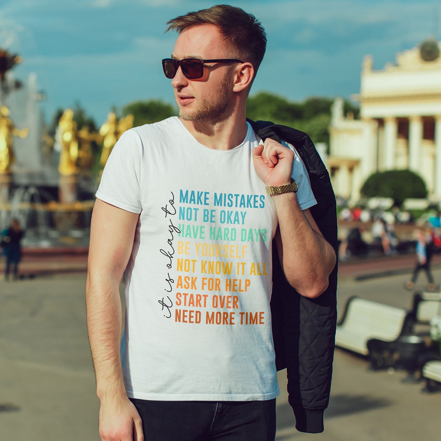 It's Okay To Make Mistakes Shirt - Mental Health Affirmation Tee
