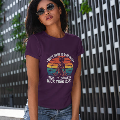 I Don’t Want to Look Skinny Shirt – Strong Woman Gym Tee