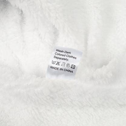 Personalisierte Kapuzendecke – Tragbare Kapuzendecke mit individuellem Aufdruck