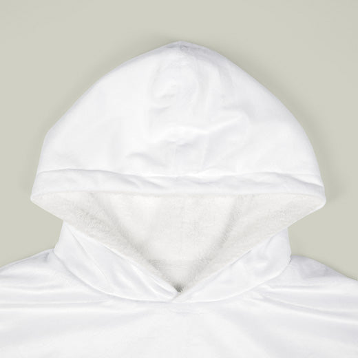 Personalisierte Kapuzendecke – Tragbare Kapuzendecke mit individuellem Aufdruck