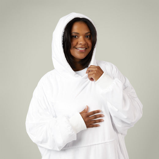 Personalisierte Kapuzendecke – Tragbare Kapuzendecke mit individuellem Aufdruck