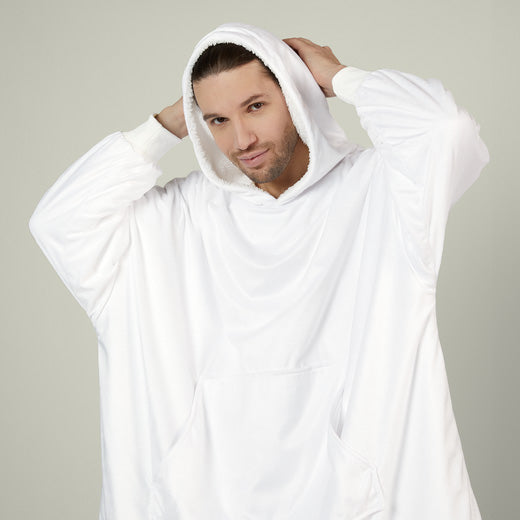 Personalisierte Kapuzendecke – Tragbare Kapuzendecke mit individuellem Aufdruck