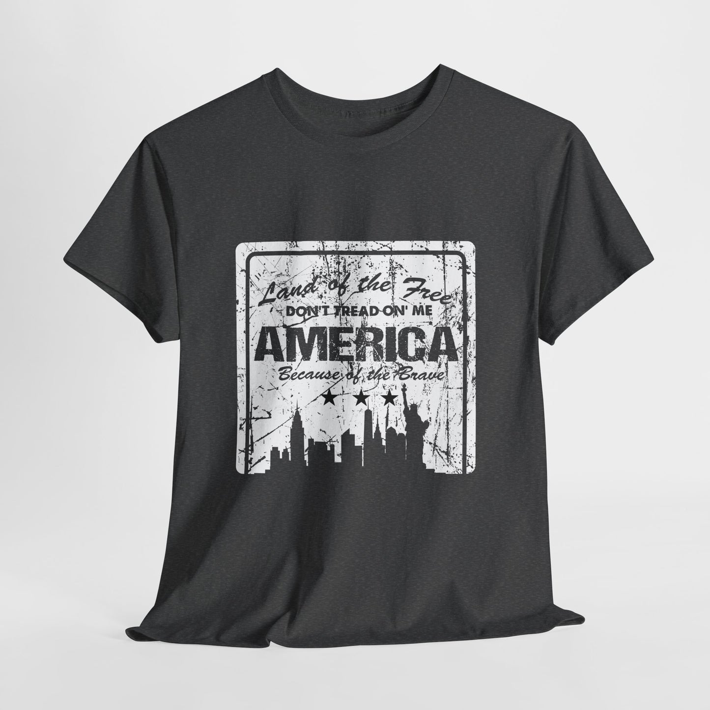 Statue of Liberty Patriotic Shirt - Distressed USA Freedom Tee