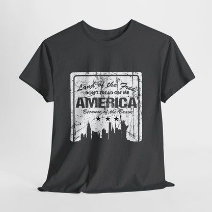 Statue of Liberty Patriotic Shirt - Distressed USA Freedom Tee
