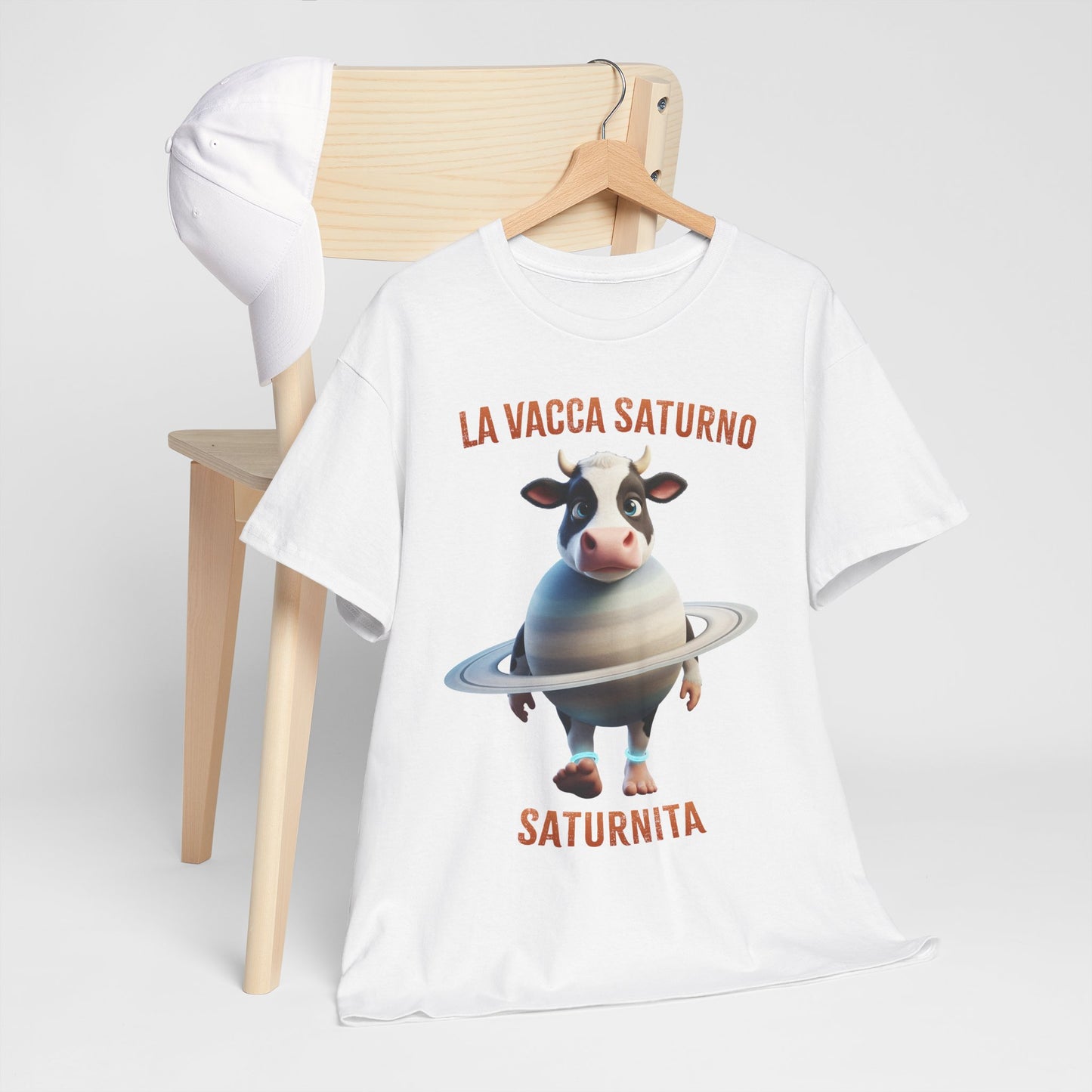 La Vacca Saturno Shirt – Cute Saturn Cow Funny Space Meme Tee