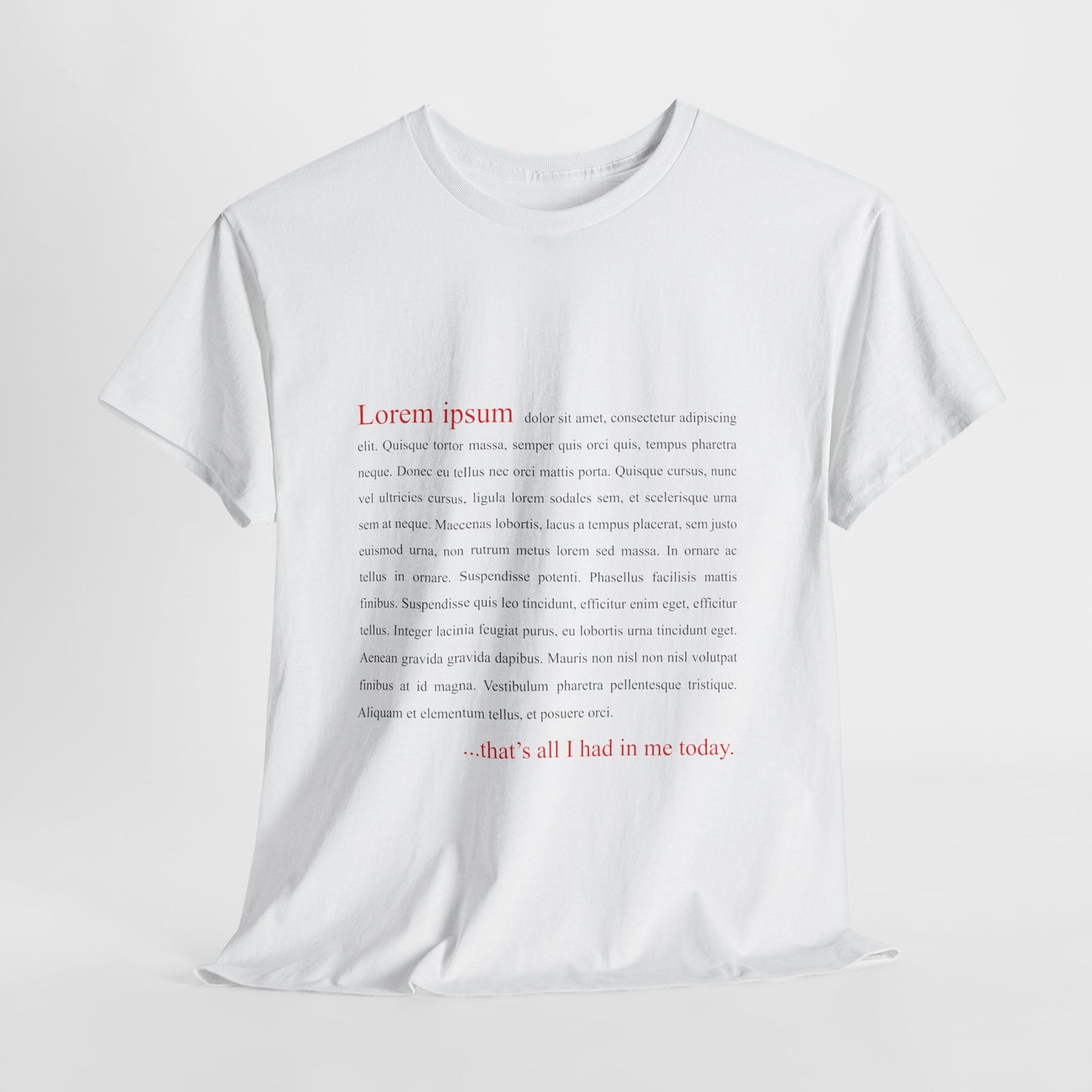 Lorem Ipsum Shirt - Funny Designer & Programmer Tee