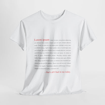 Lorem Ipsum Shirt - Funny Designer & Programmer Tee