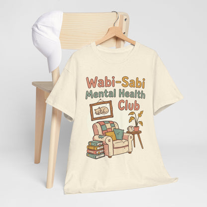 Wabi-Sabi Mental Health Club Shirt – Cozy Self-Care Aesthetic Tee