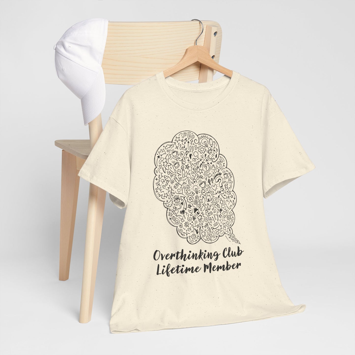 Overthinking Club Shirt – Lifetime Member Funny Mental Health Tee