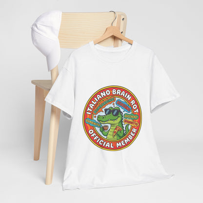 Italiano Brain Rot Shirt – Bombardino Crocodile Meme Tee, Absurd Humour T-Shirt