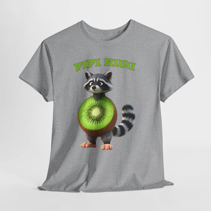 Pipi Kiwi Shirt – Funny Raccoon Fruit Mashup Tee