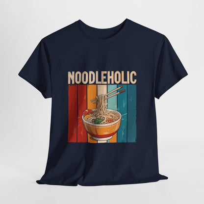 Noodleholic Shirt - Retro Ramen Bowl Tee