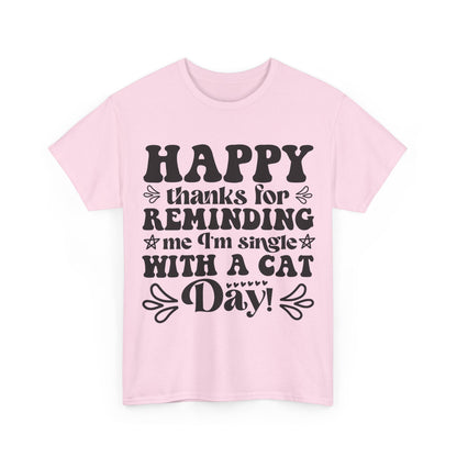 Cattitude Cat T-Shirt - Minimalist Sassy Line Art Tee