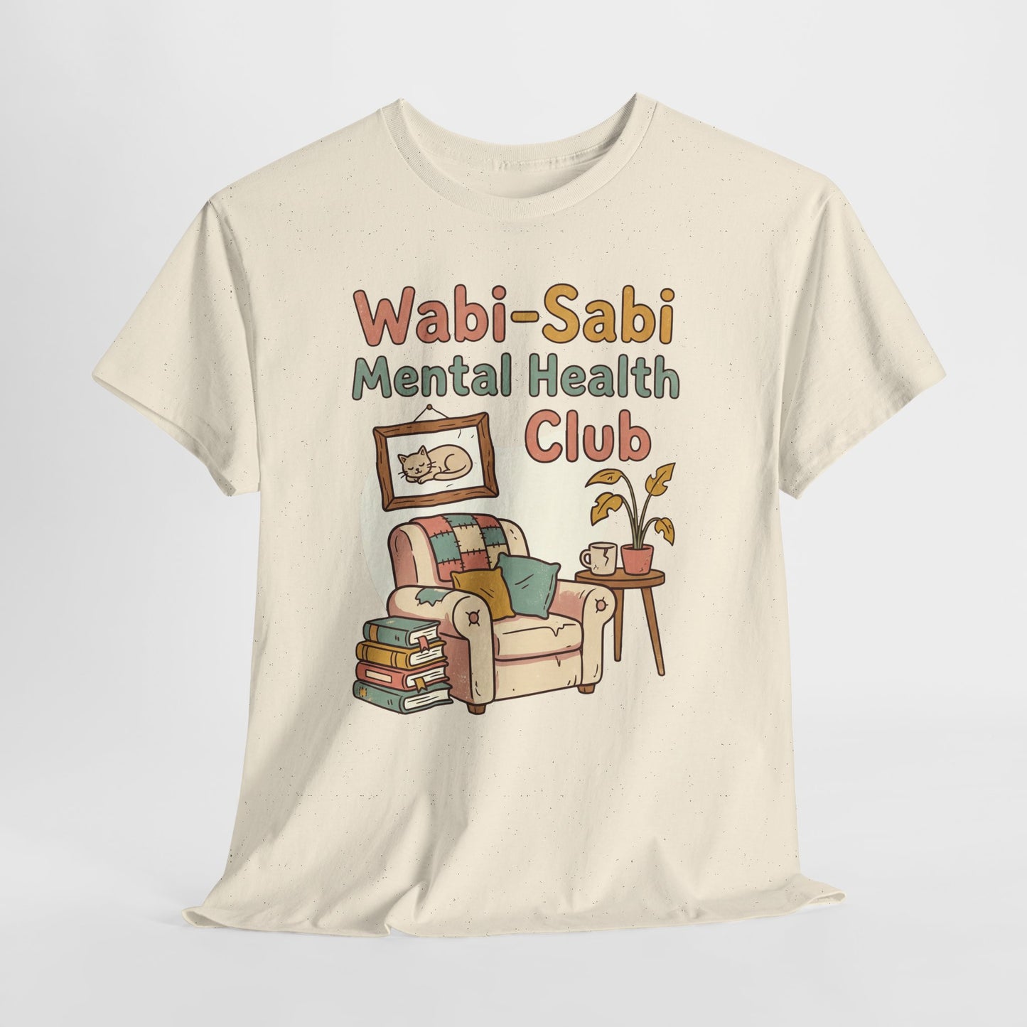 Wabi-Sabi Mental Health Club Shirt – Cozy Self-Care Aesthetic Tee