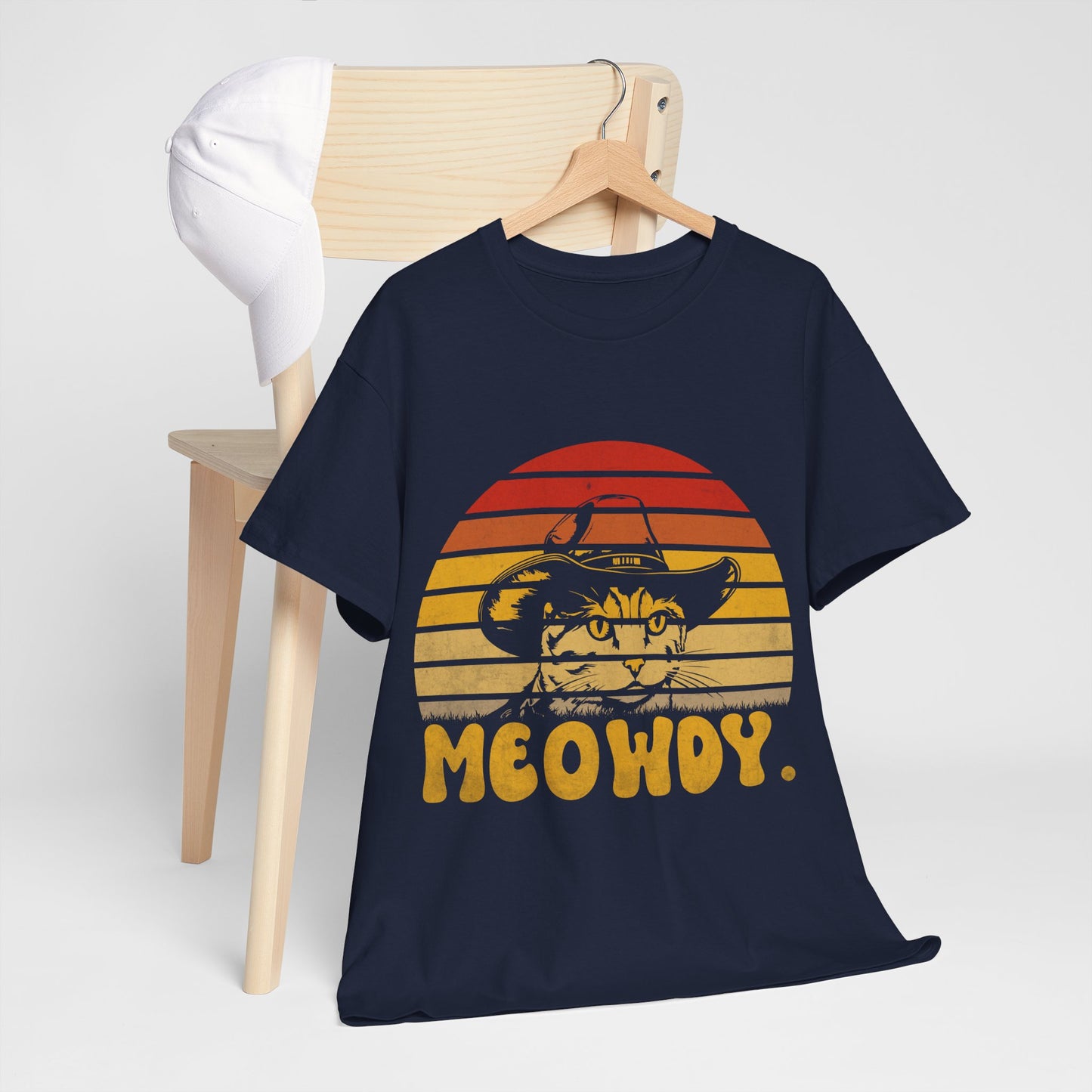 Meowdy T-Shirt - Funny Cowboy Cat Western Tee