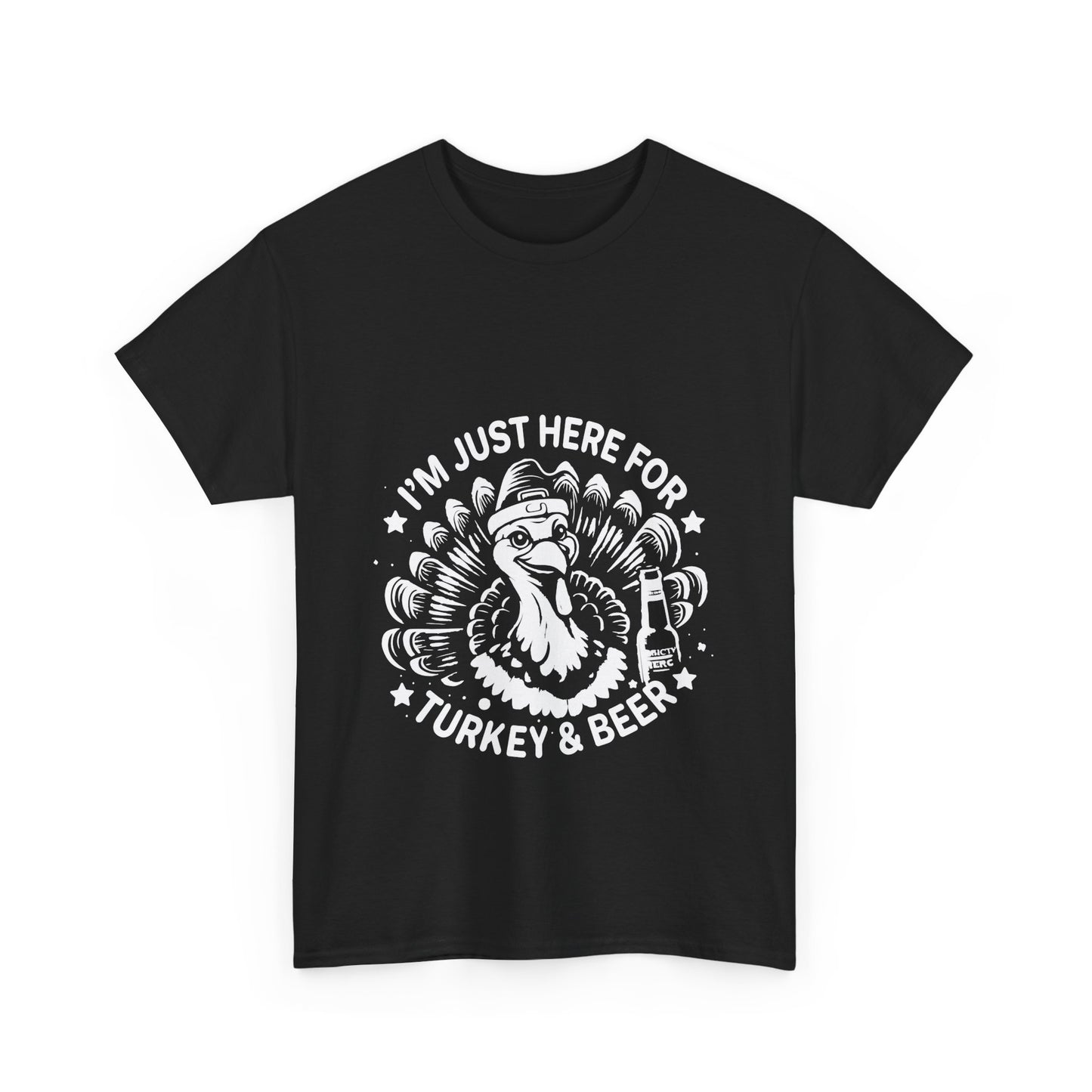 Turkey and Beer T-Shirt - Funny Thanksgiving Drinking Tee