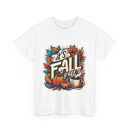 It’s Fall Y’all T-Shirt - Pumpkin Spice Autumn Coffee Lover Tee