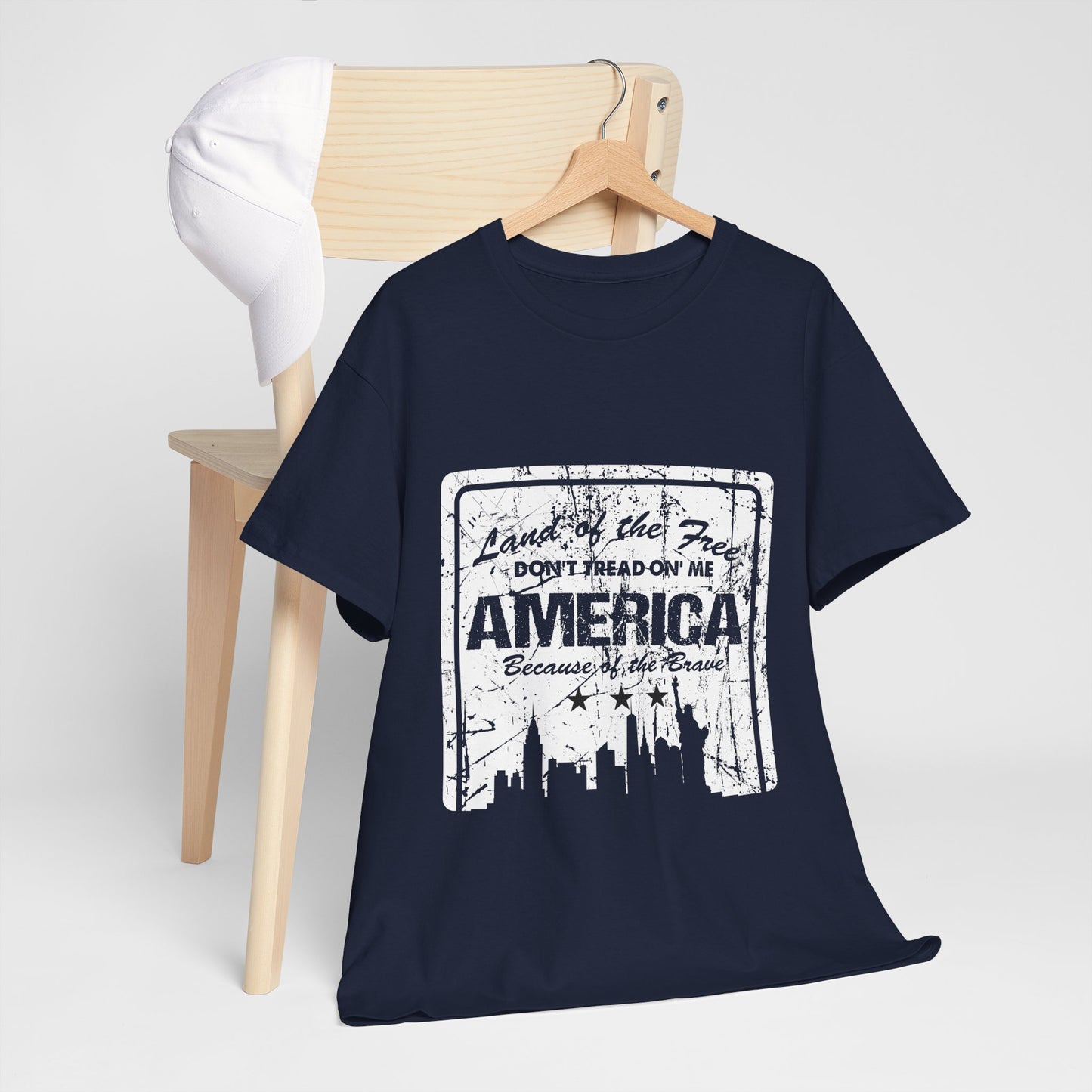 Statue of Liberty Patriotic Shirt - Distressed USA Freedom Tee